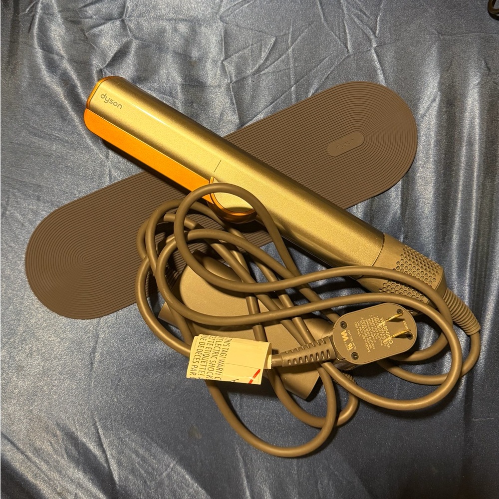 Dyson Gold and Orange Hair Straightener